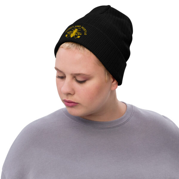 Honey and Hustle Beanie Black - Image 3